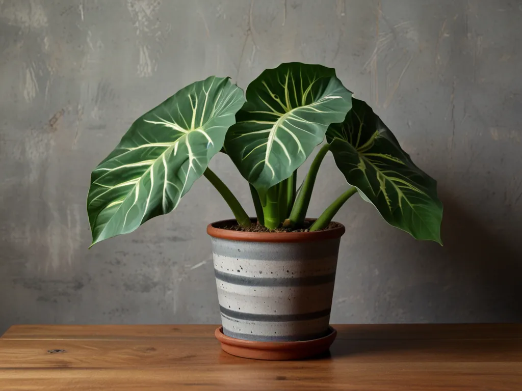 Alocasia Zebrina